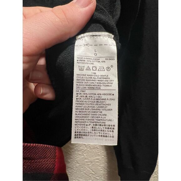 Banana Republic Black Button Up Cardigan Woman’s Size Large - Picture 5 of 8